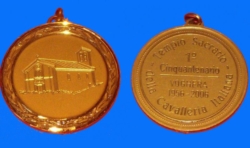 Medaglia in metallo Commemorativa Cinquantenario [ESAURITA]