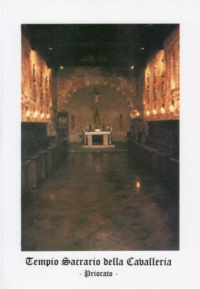 Cartoncino doppio con busta, Tempio Sacrario (Interno)